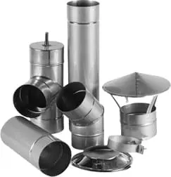 Дымоходы одноконтурные (одностенные)